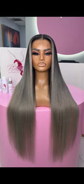Raw Luxe custom 13x6 HD lace wig, front view